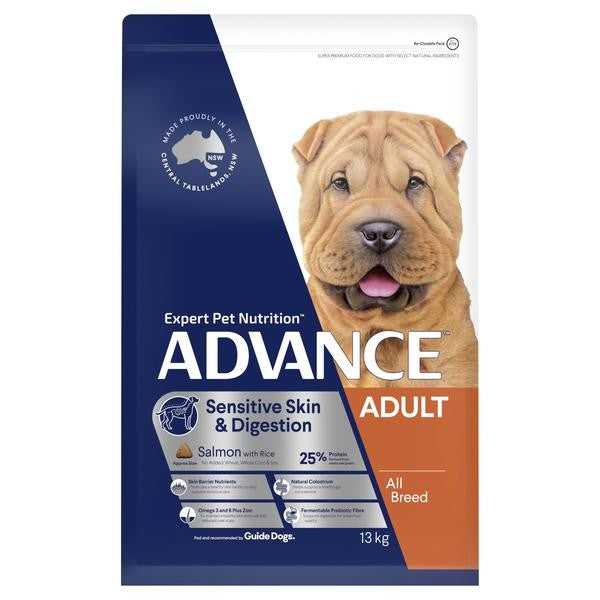 Advance Dry Dog Food Adult Sensitive Skin & Digestion Salmon