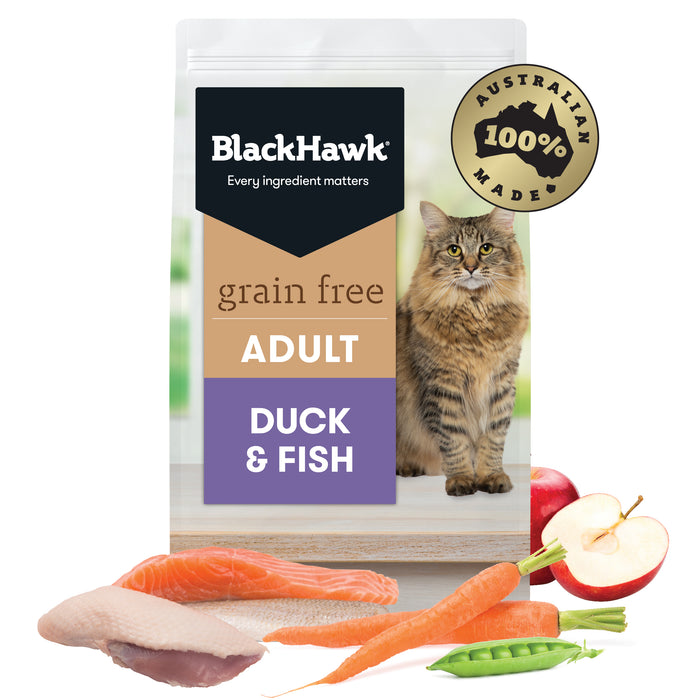 Black Hawk Grain Free Dry Cat Food Duck And Fish