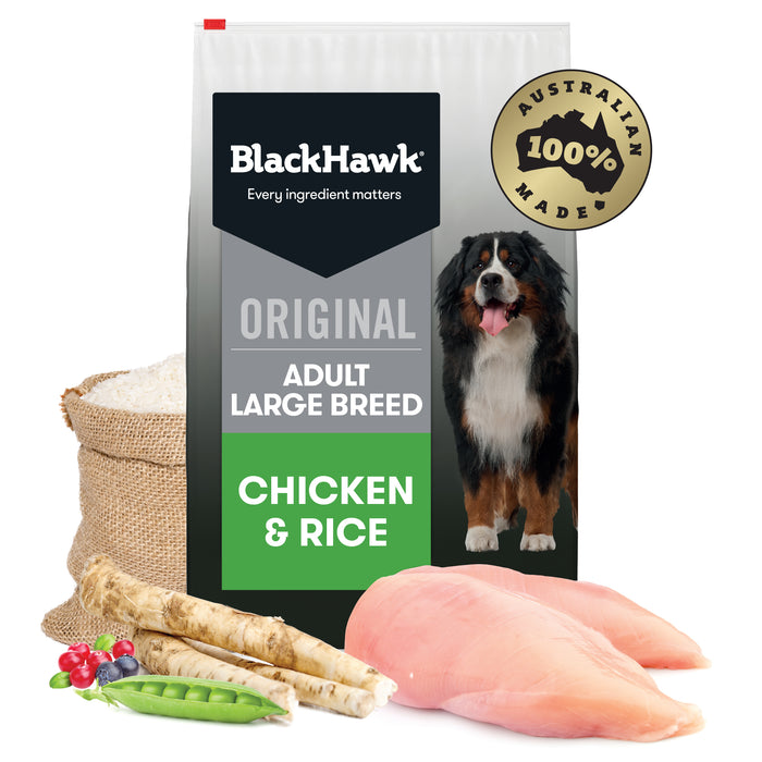 Black Hawk Dry Dog Food Adult Large Breed Chicken