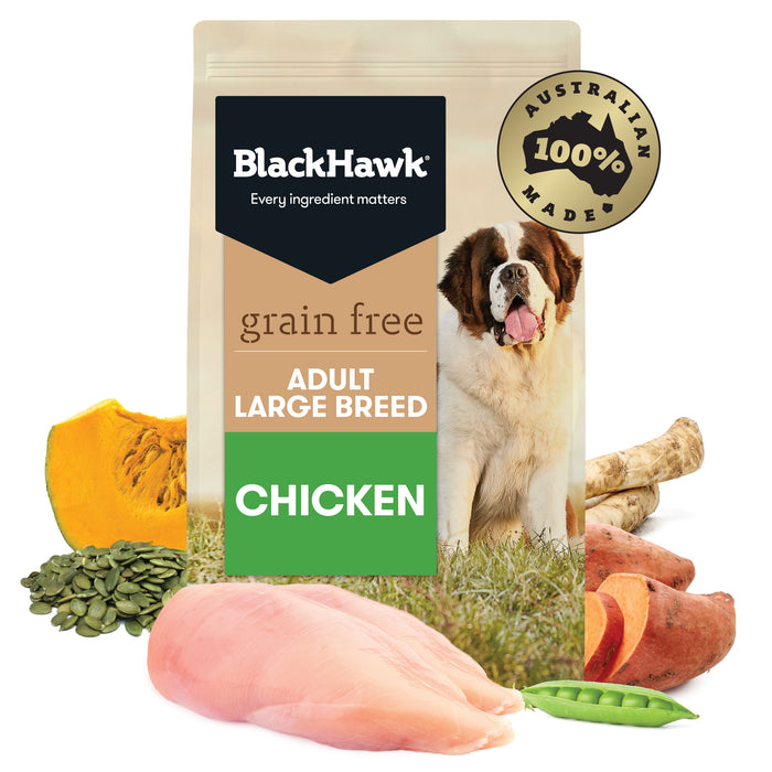 Black Hawk Grain Free Dry Dog Food Adult Large Breed Chicken