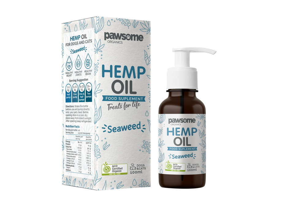 Pawsome Hemp Oil Seaweed