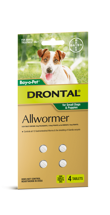 Drontal Small Dog Allwormer 3kg