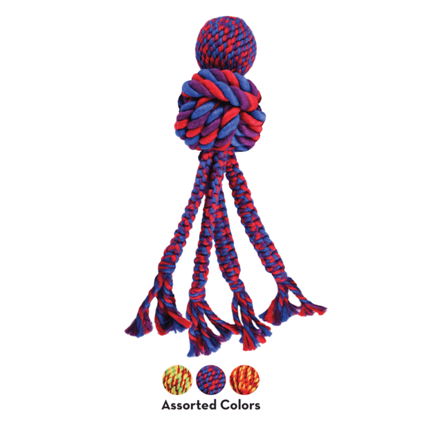 Kong Wubba Weaves with Rope (DISC)